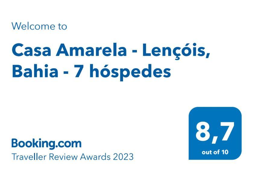 Casa Amarela - Lencois, Bahia - 7 Hospedes Exterior photo