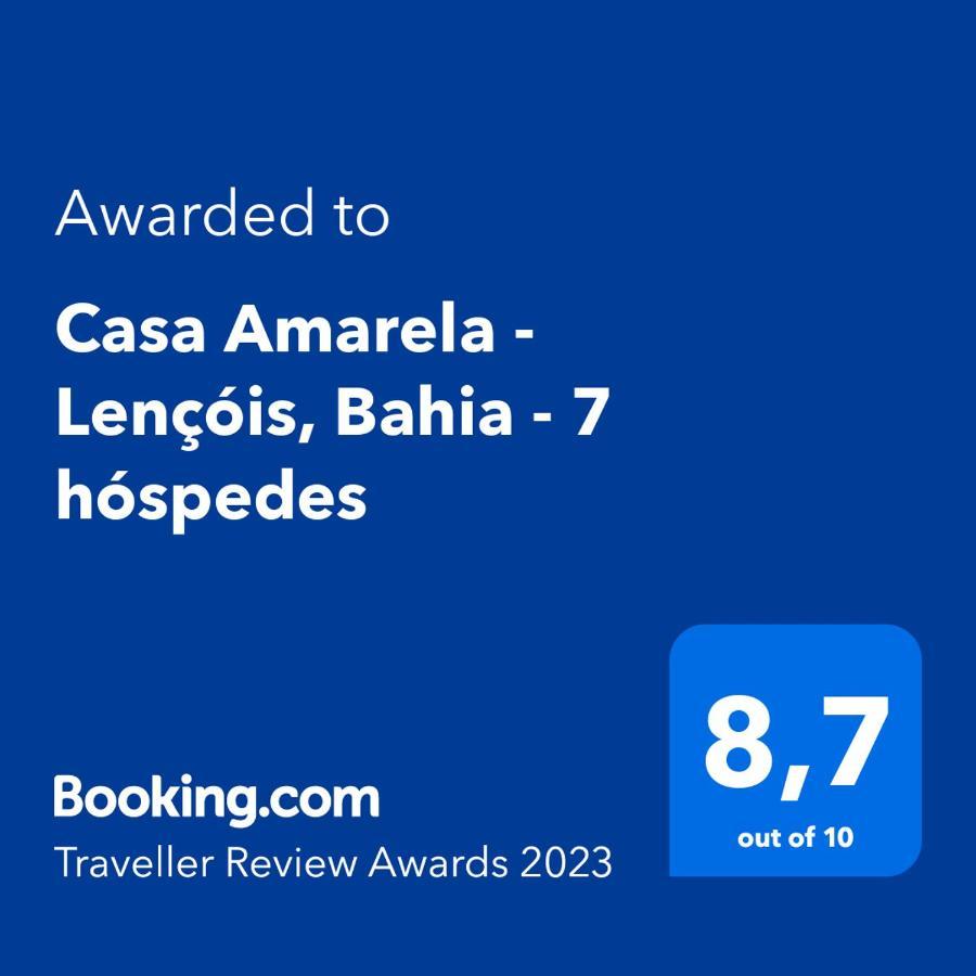 Casa Amarela - Lencois, Bahia - 7 Hospedes Exterior photo